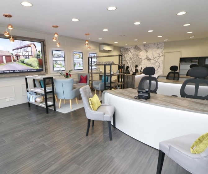 White & Guard Estate Agents Shop