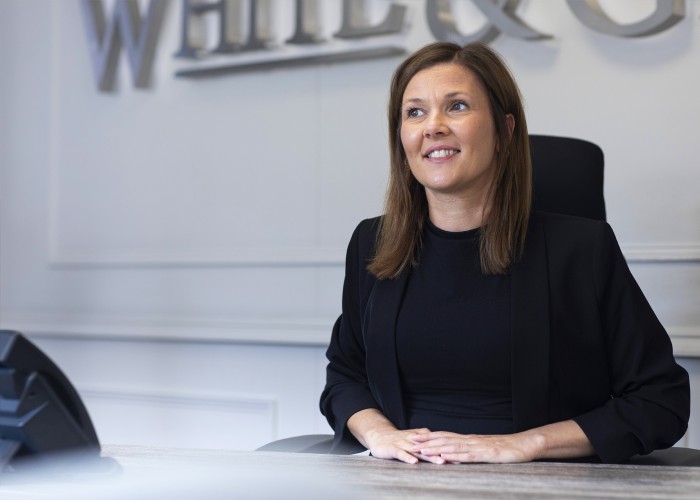 Bishops Waltham Team member at desk
